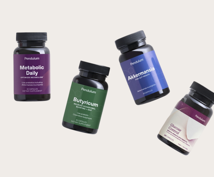 4 bottles of Pendulum Probiotics